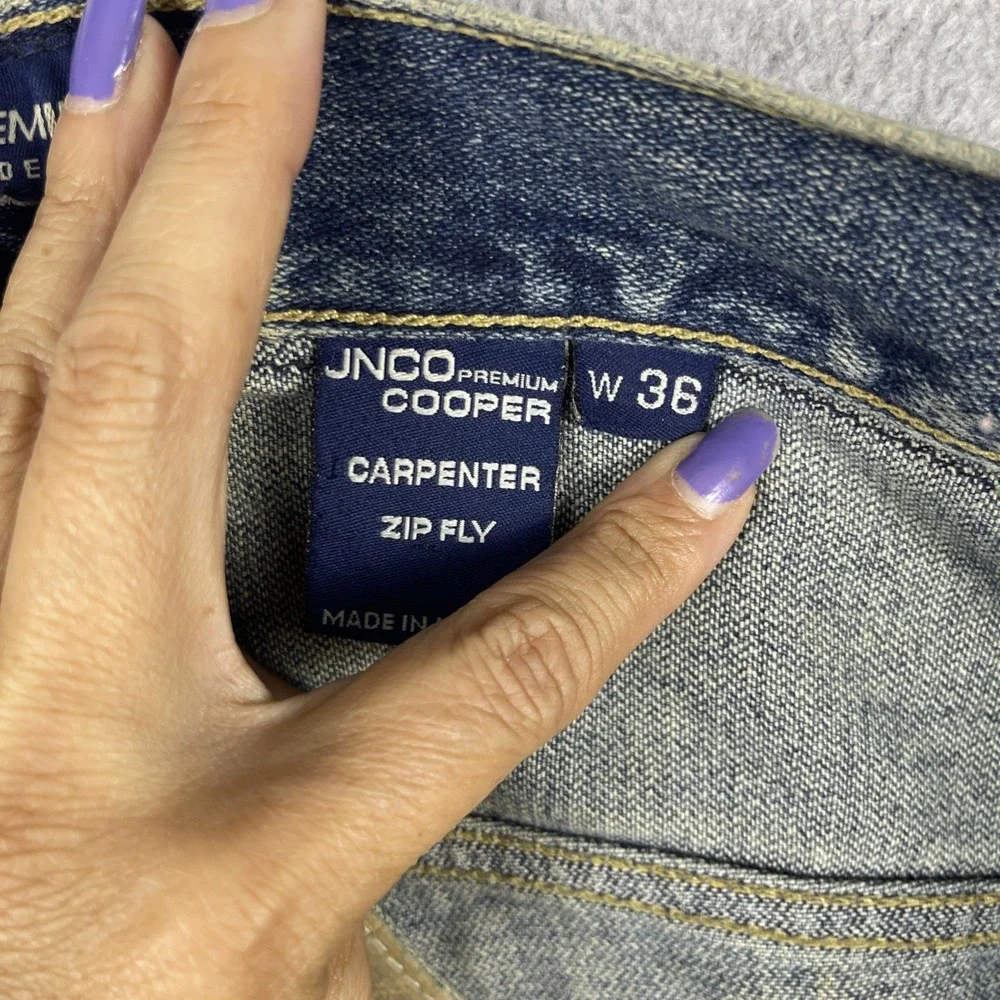 JNCO Cooper Carpenter Jorts Mens 36 Shorts Y2K Skater Grunge Streetwear - Picture 16 of 16